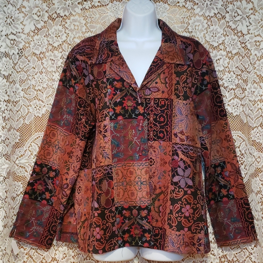 Eclectic Patchwork Blazer/Jacket - image 1